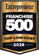 Top Low-Cost Franchise badge